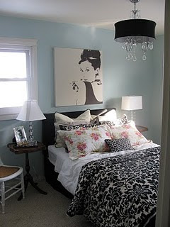 Lovelykisses87: Inspired Rooms: Audrey Hepburn Canvas Painting