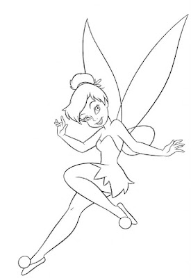 Desenhos para Colorir da Sininho – Imagens para Imprimir da Tinker Bell