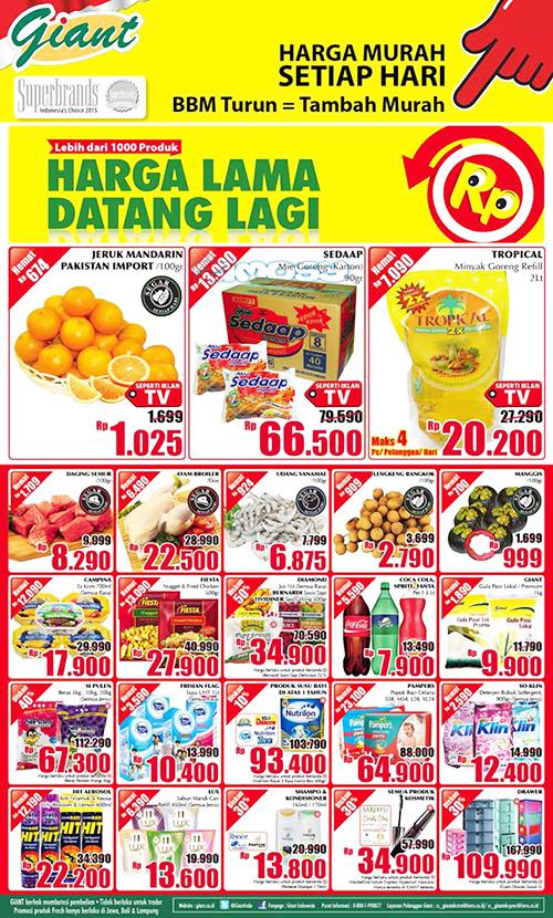 Gambar Harga Promo Produk Giant