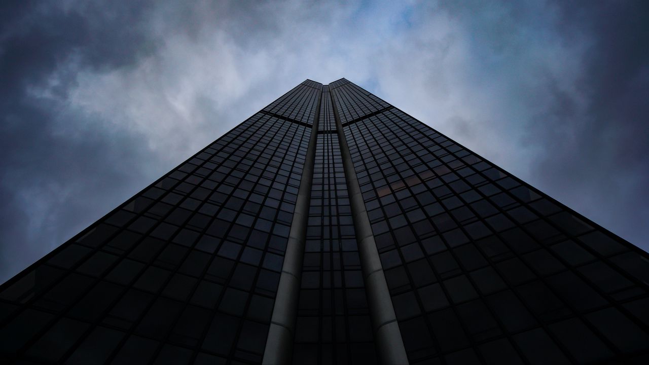 Wallpaper Skyscraper Building Architecture Sky Bottom View