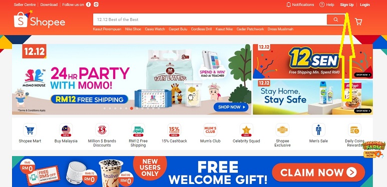 Cara Mudah Daftar Akaun Penjual di Shopee