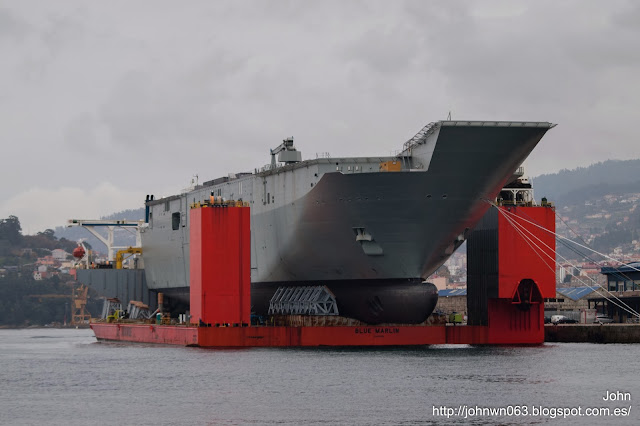 hmas adelaide, blue marlin, dockwise, vigo, sector naval, fotos de barcos