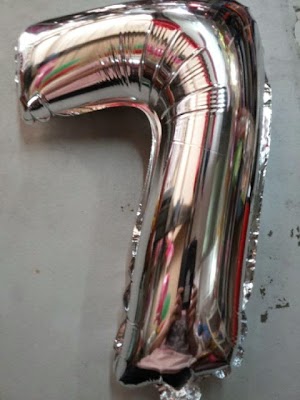 Balon Foil Angka Warna Silver 40 Cm