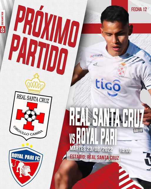 Venta de Entradas Real Santa Cruz vs Royal Pari