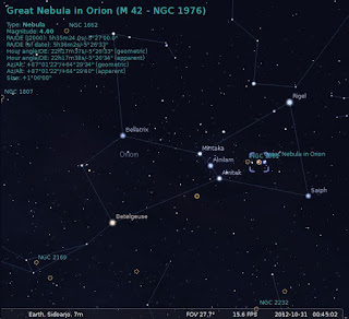 tentang nebula orion