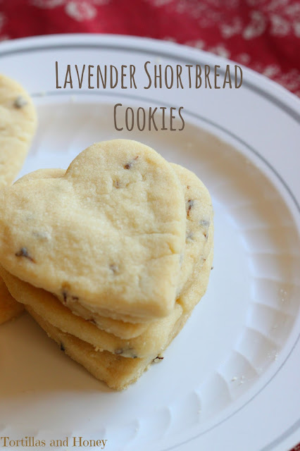 Lavender Shortbread Cookies | Tortillas and Honey