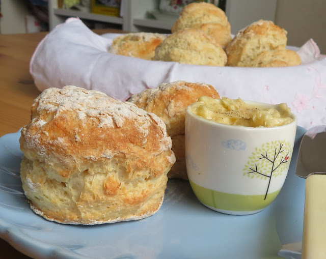 Yogurt Biscuits & Honey Cardamom Butter