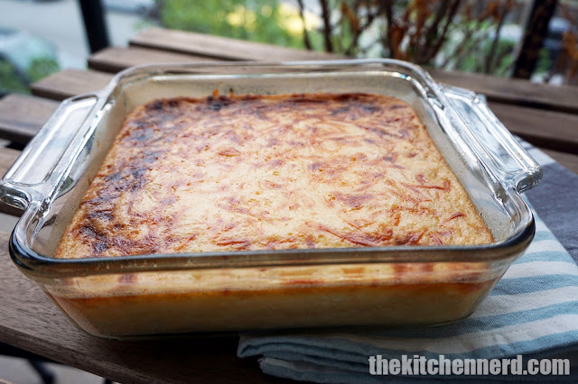 Cheesy Cassava/Yuca Cake | The Kitchen Nerd