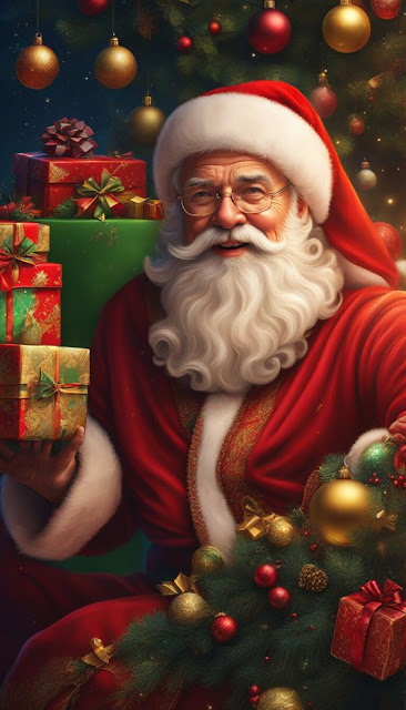 Christmas Wallpaper Santa Claus