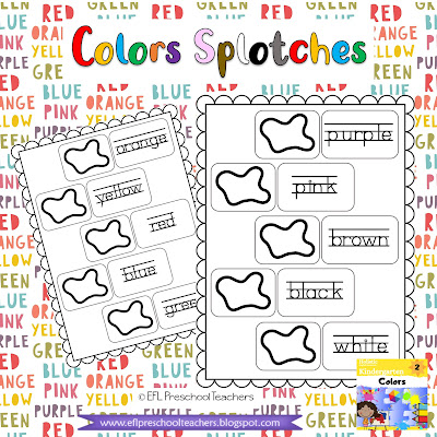 color words worksheets.