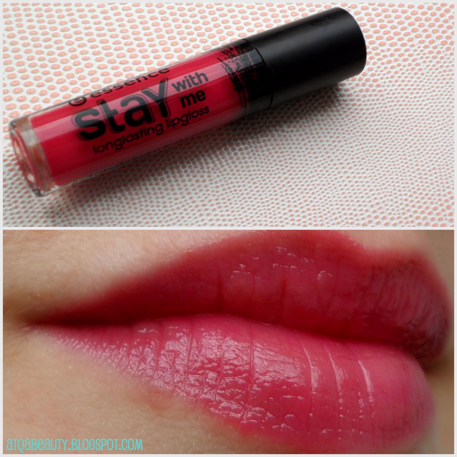 Makijaż :: Essence, Stay With Me Longlasting Lipgloss 04 Trendsetter