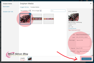 Cara Menyisipkan Gambar Kedalam Postingan Blog