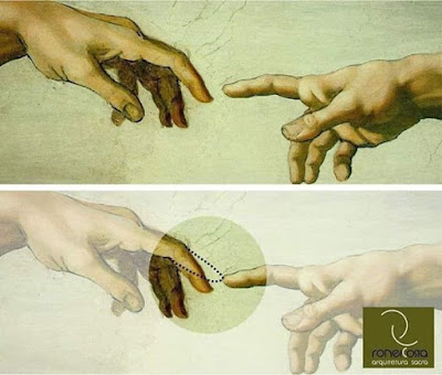 Curiosidades: El dedo de Dios y Adán en el fresco de la Creación de Miguel Ángel