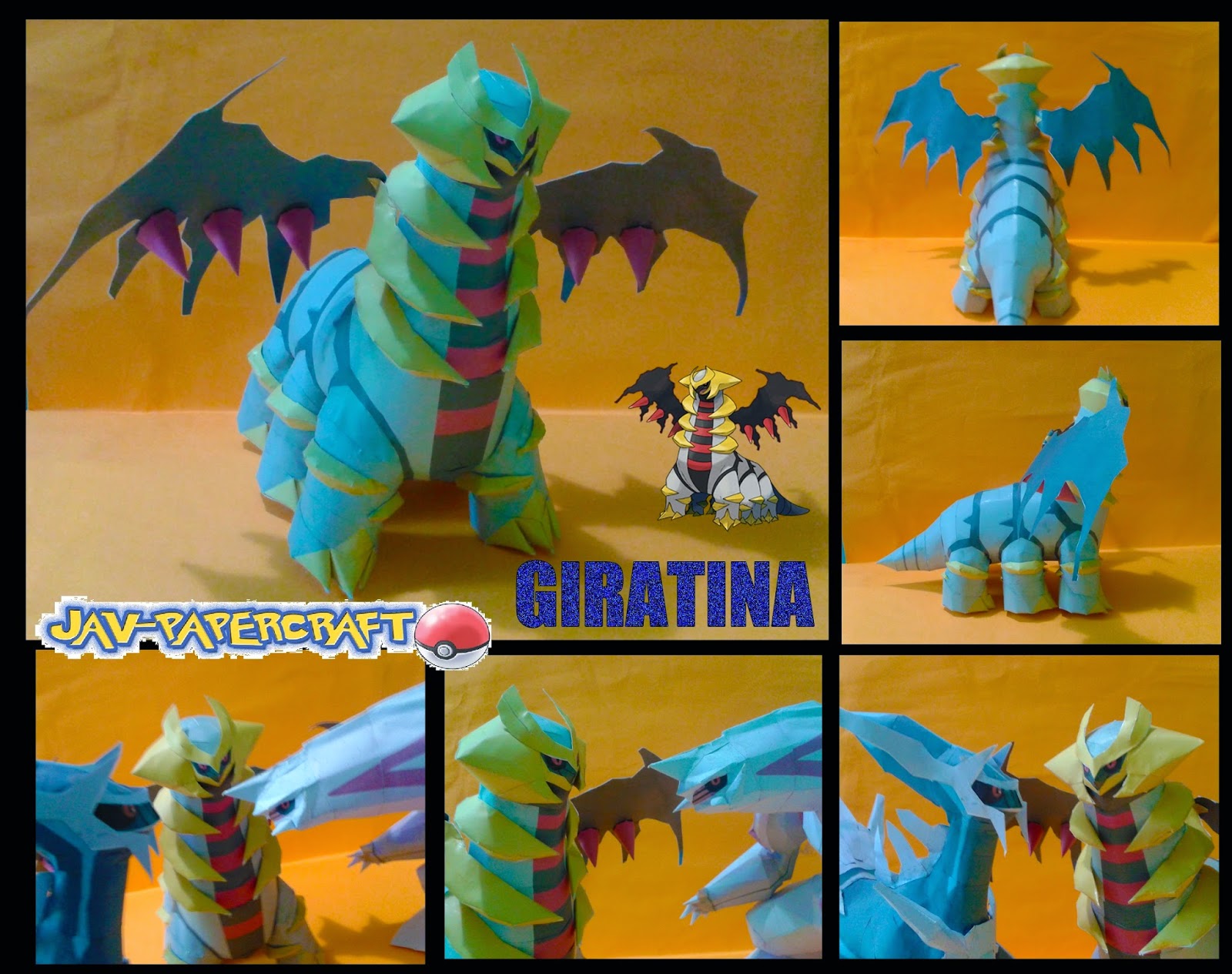 Giratina Paper Model