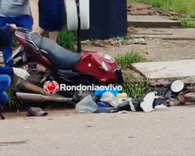    Motociclista fica em estado grave após violento acidente na 7 de Setembro