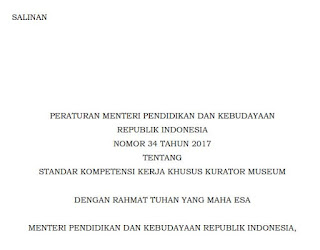 Permendikbud Nomor 34 Tahun 2017