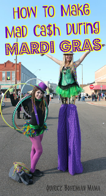 9 Mardi Gras Side Hustles for Mad Cash. How to make money during Mardi Gras. Louisiana side hustles. Mardi gras fun. Make money in February. How to make extra money having fun. Fun and easy ways to make money. How to become a Mardi Gras vendor. 