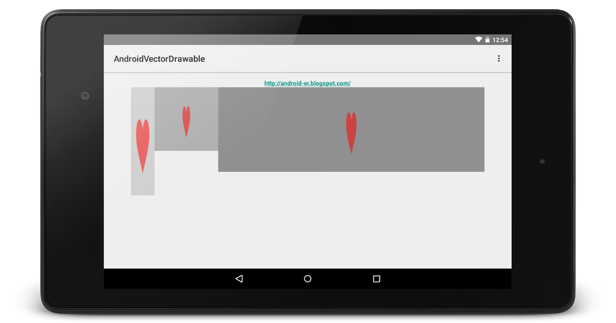 Android-er: Vector Drawable example