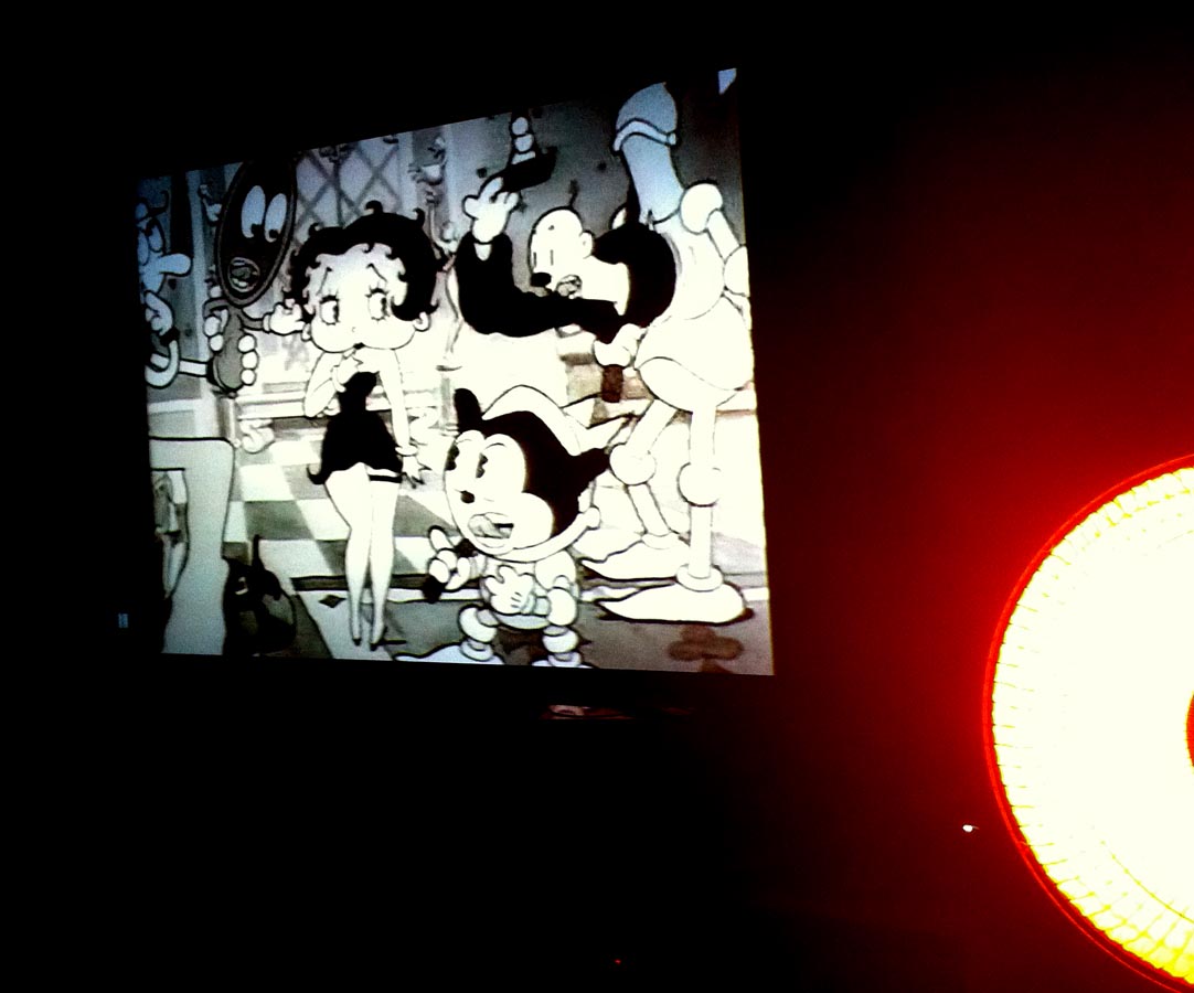 ... got home i jumped into bed and watched old black and white cartoons