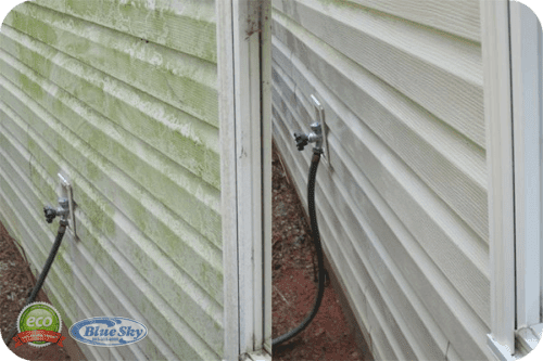 Westford Pressure Washing Service with Blue Sky