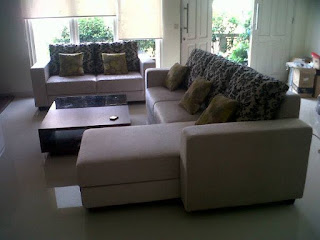 sofa tamu minimalis jenis L SHAPE