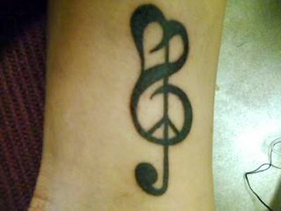 Peace and Love tattoo by ~SamHall on deviantART.