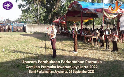 Upacara Pembukaan Perkemahan Pramuka Jayakerta 2022