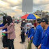 Jelang Buka Puasa Puluhan Mahasiswa Dan Pelajar Turun Jalan Di Tumijajar 