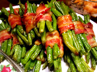 Red Kitchen Recipes: Green Bean & Bacon Bundles