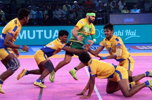 Prokabbadi 2017 review of Patna Pirates vs Tamil Thalaivas