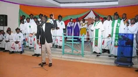 Deputy President William Ruto in a Church Service. PHOTO |FILE 