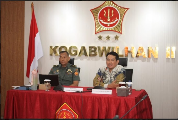 Dede Farhan Aulawi Paparkan Peran Strategis Pengemban Fungsi Potwil di Kogabwilhan II Mabes TNI