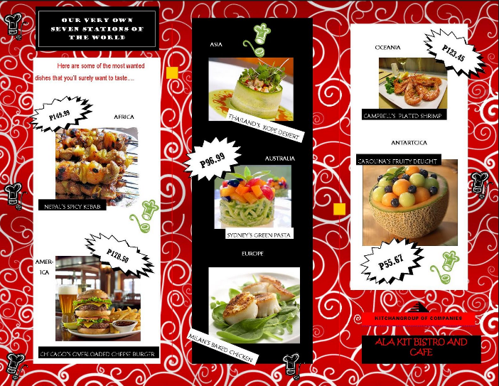 13 Contoh Desain Brosur Makanan Menarik, Simple, Elegan 