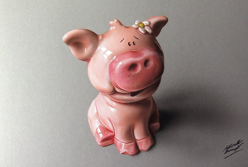 10-Piggy-Bank-Drawing-Realistic-Drawings-Marcello-Barenghi-www-designstack-co