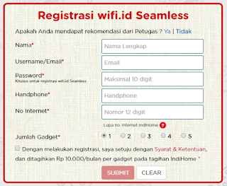 cara registrasi wifi id seamless