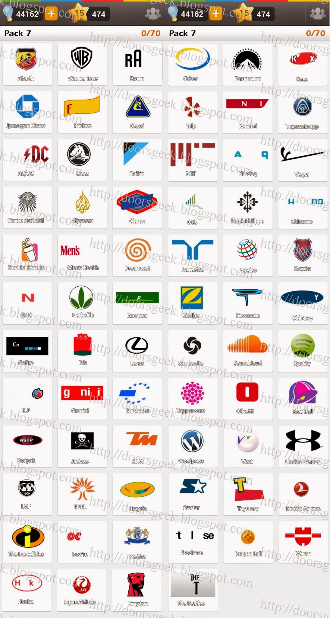 what logo game answers