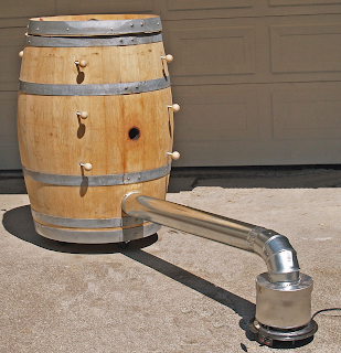 Wine Barrel Smoker