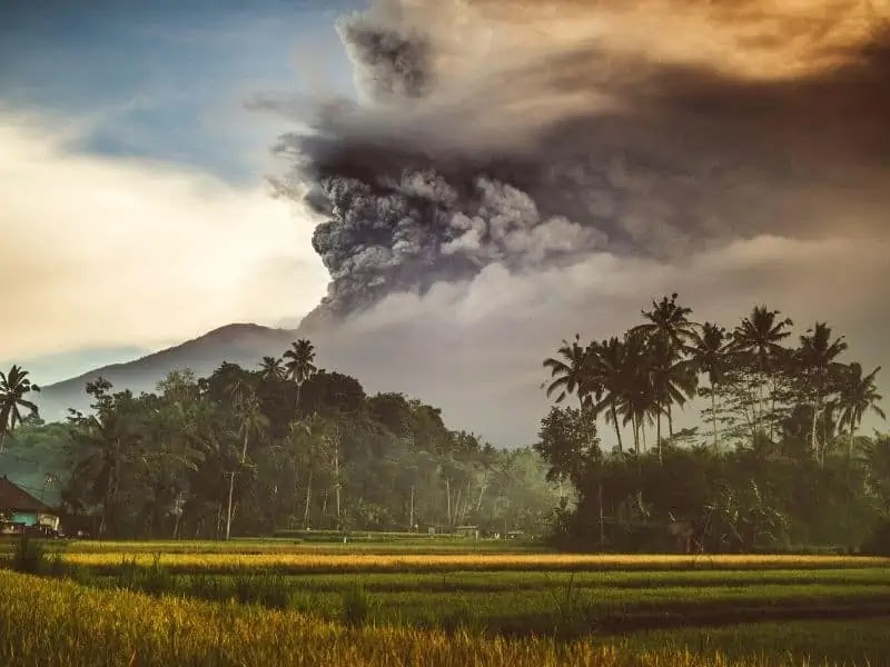 active volcanoes in Bali