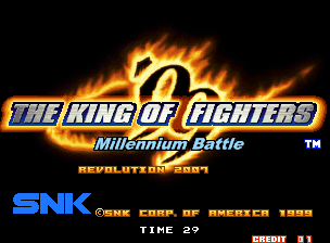 The King of Fighters 99 Summer Revolution kof99sr FCHT yin xing kof 99 mod bootleg