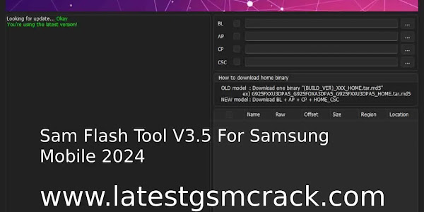 Sam Flash Tool V3.5 For Samsung Mobile 2024