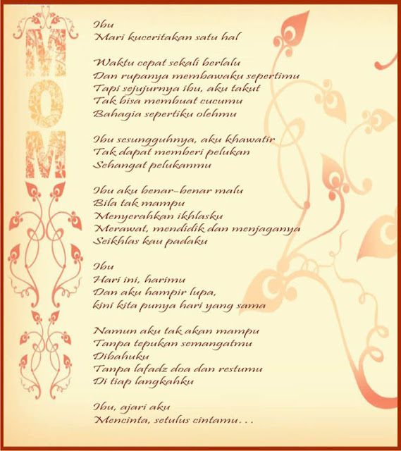 Puisi Hari Ibu Desember 2012 Bagus