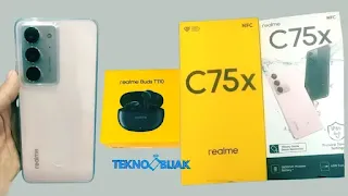 Realme C75x dengan desain Oceanic Blue, IP69, dan baterai besar 5600mAh