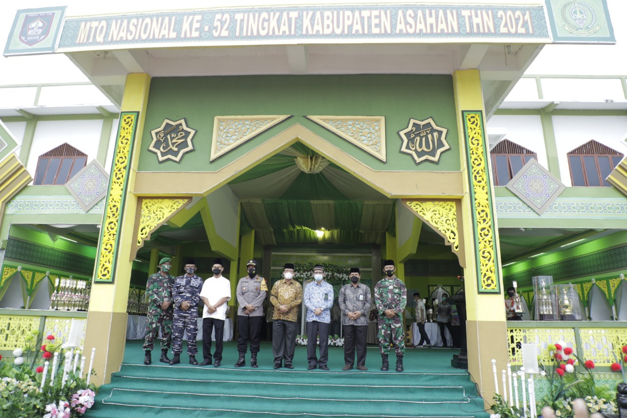 Plh Bupati Asahan Menutup Pelaksanaan MTQ Ke 52 Tingkat Kabupaten Asahan