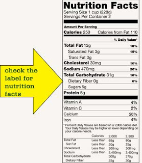 Label,Nutrition fact
