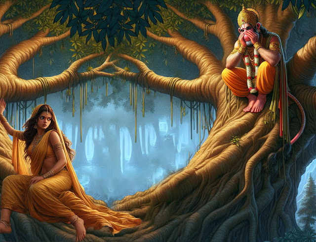 Seetha doubts Hanuman to be Ravana