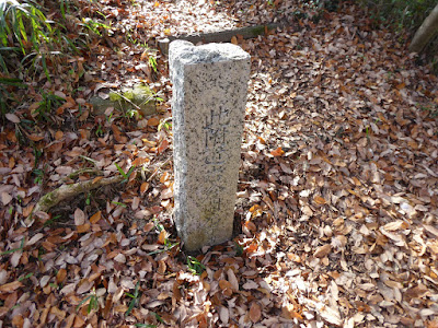 交野山 ハイキング 此附近岩倉開元寺遺