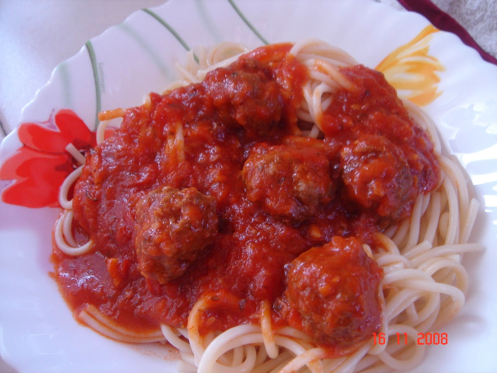 RESEPI SPAGETI MEAT BALL