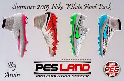 Update PES 2015 Nike Summer 2015 White Boots