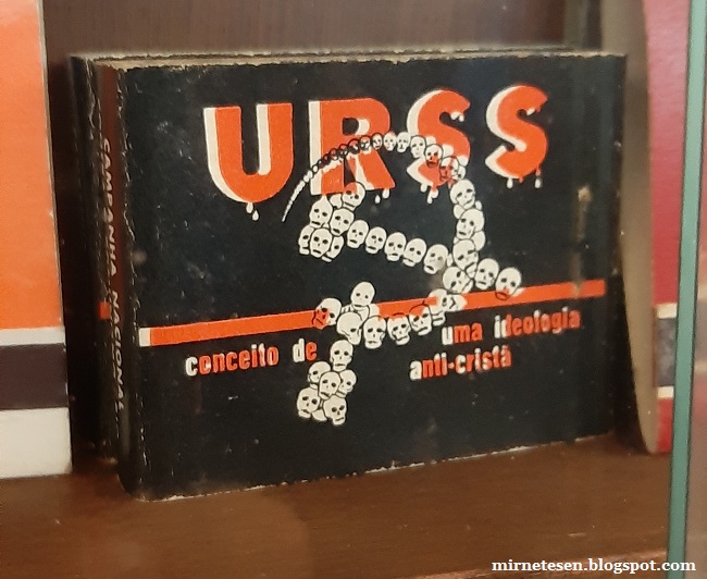 Музей спичек в Томаре, Португалия - спички с пропагандой против СССР