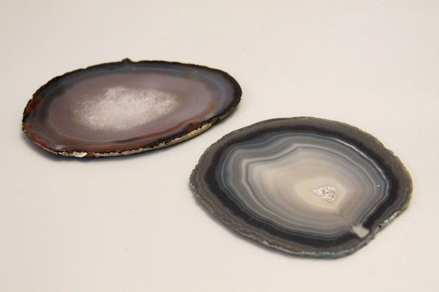 agate slice coasters